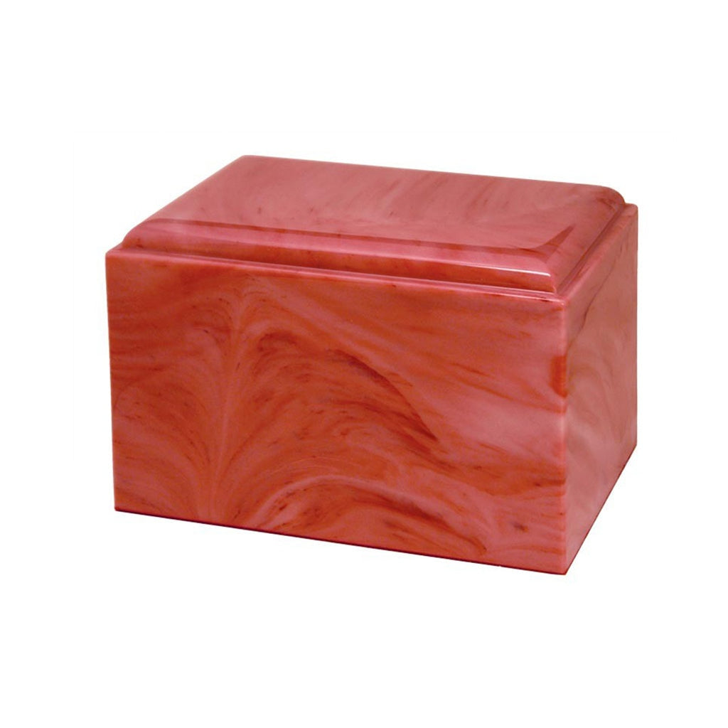 ADULT Cultured Marble Urn -440- STRATUS Rose Quartz