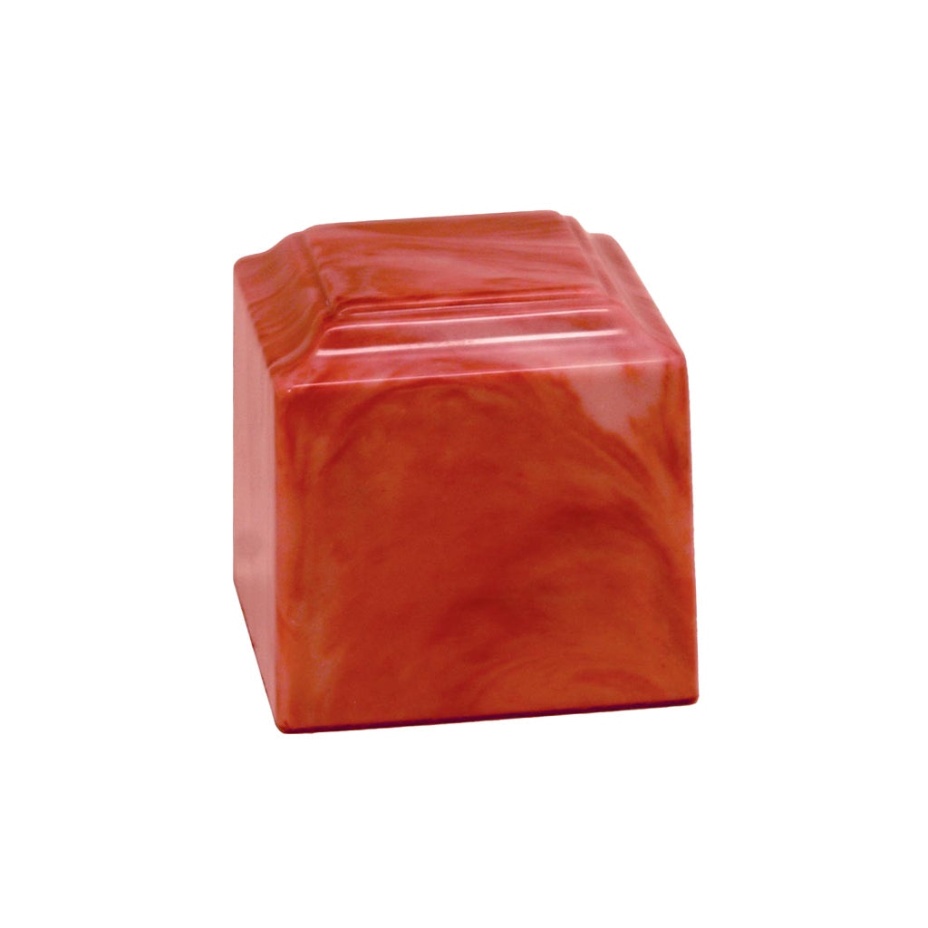 SMALL Cultured Marble Urn -390- Little TAHITI Rose Quartz