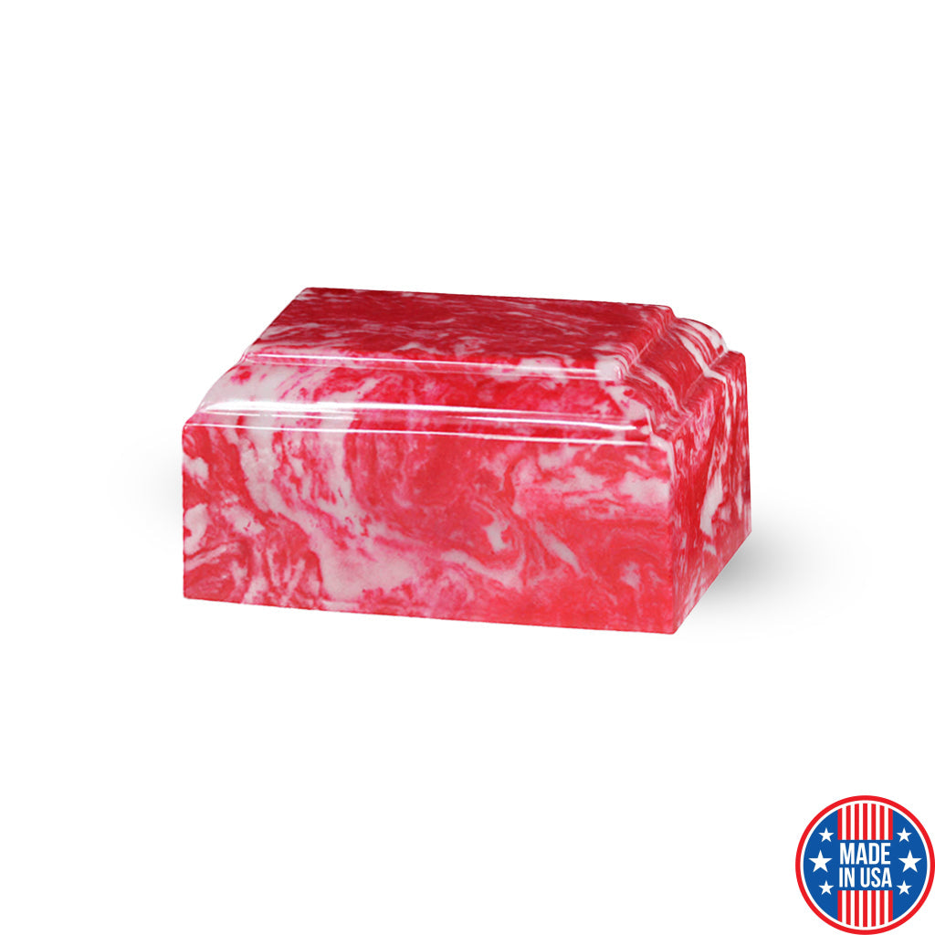 KEEPSAKE Cultured Marble Tuscany Cherry Red