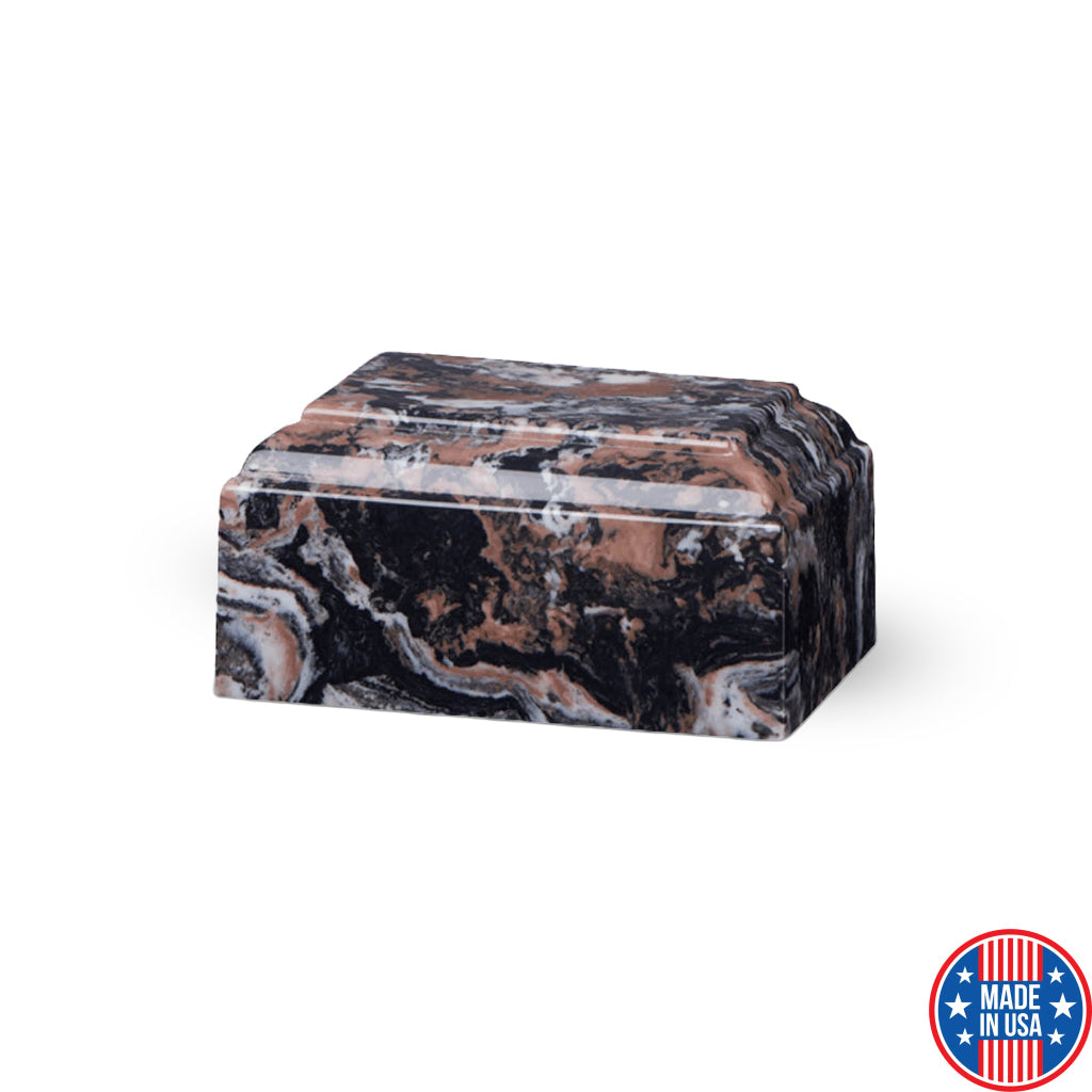 KEEPSAKE Cultured Marble Tuscany Mission Black