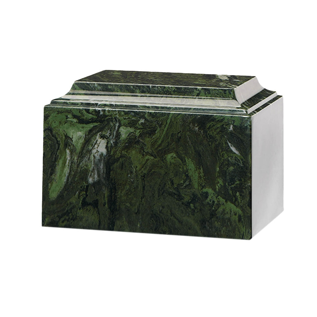 ADULT Cultured Marble Tuscany Urn - Green Ascota