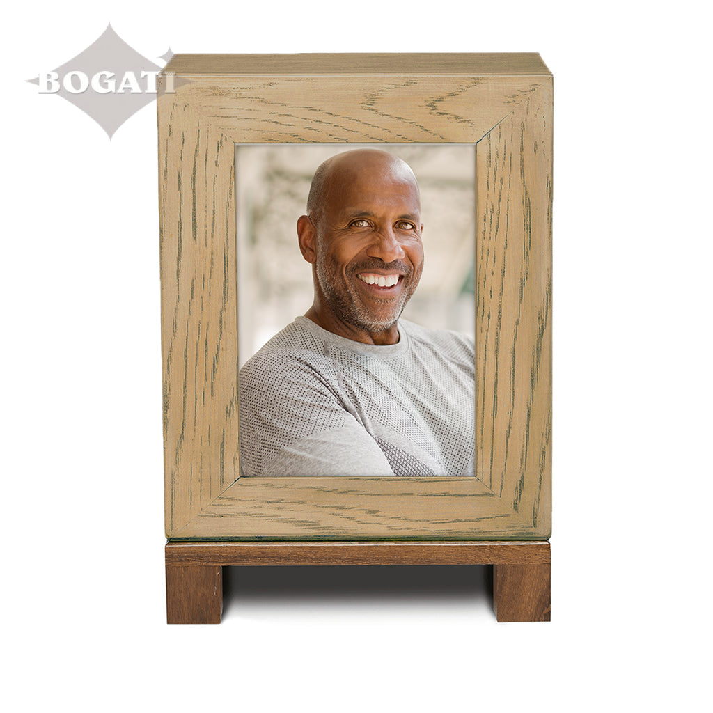 Photo cheap frame urn