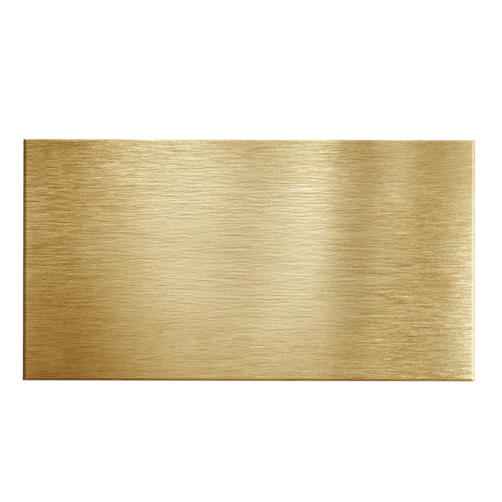 5"x 2.25" Engravable Metal Plate Brass
