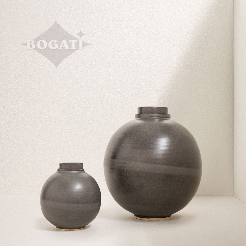 SMALL - Ceramic Urn - Solstice X Terra Noir MOON
