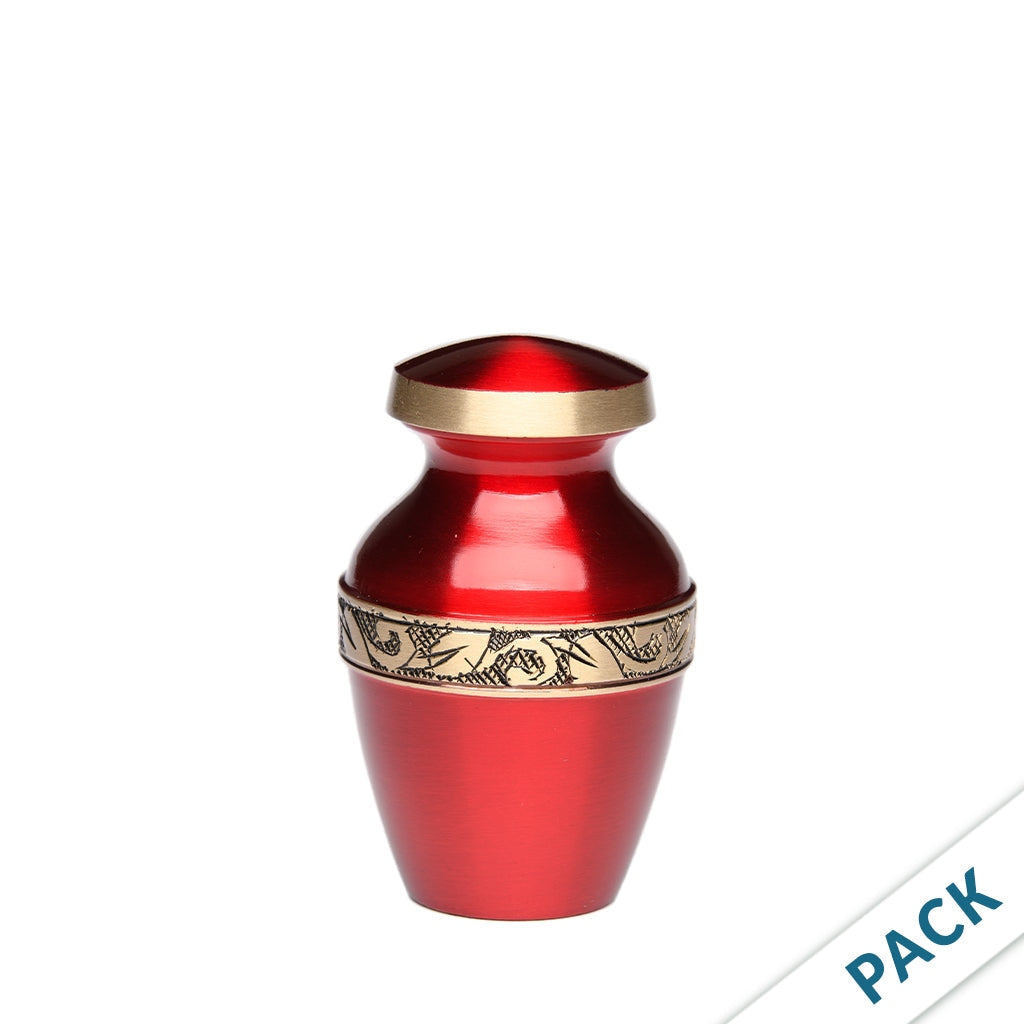 KEEPSAKE- Brass -1200- Bogati Jasmine™ - Pack of 10 Red