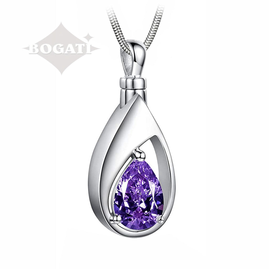 Jewelry Package: Birthstone Teardrops - Pendants with Chains
