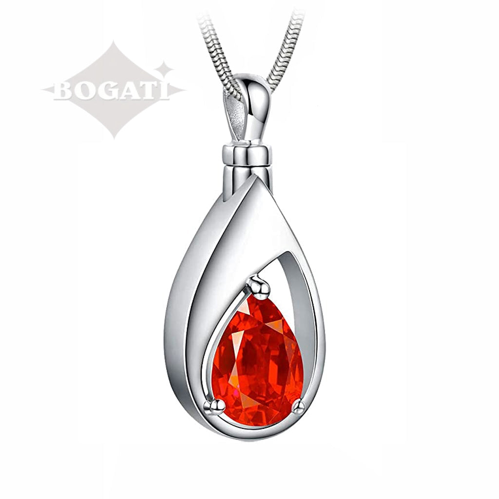 Jewelry Package: Birthstone Teardrops - Pendants with Chains
