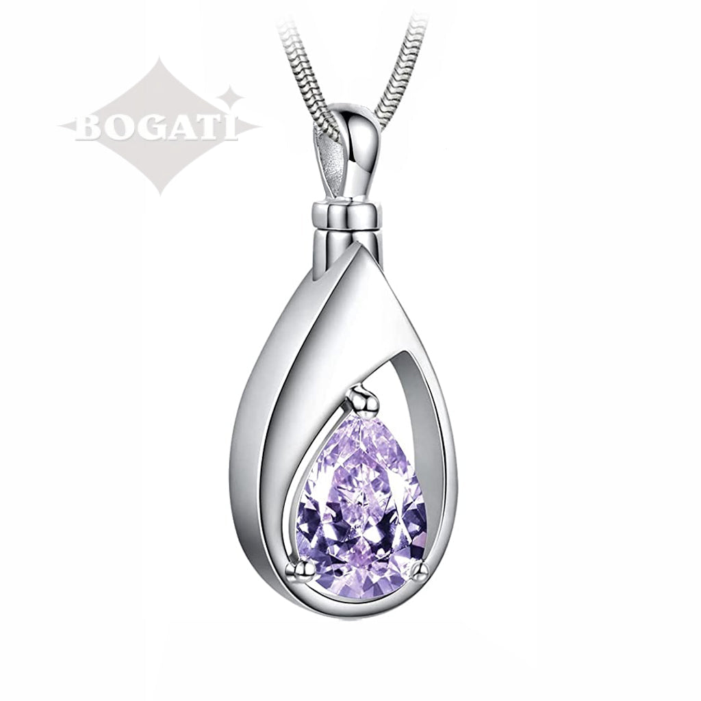 Jewelry Package: Birthstone Teardrops - Pendants with Chains