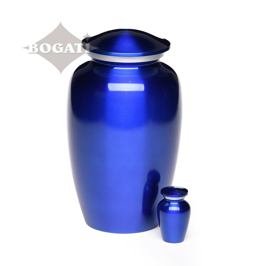 Intense color Classic Alloy Urn - High Gloss | Bogati Urn Company
