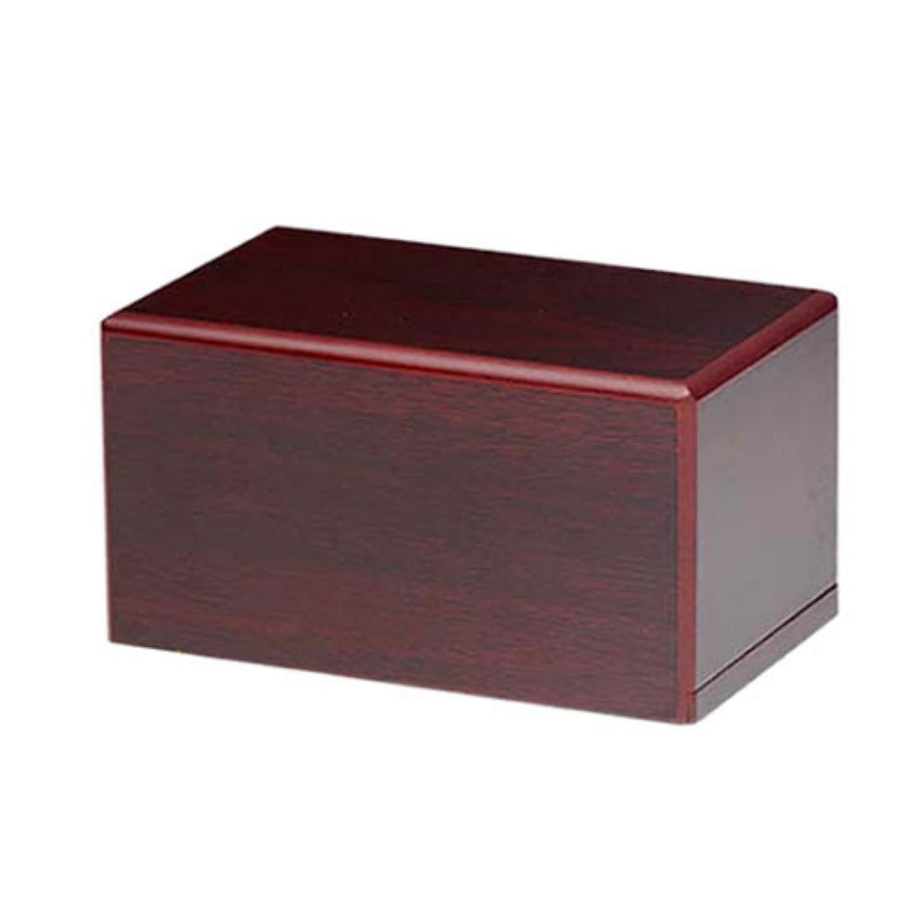 LARGE MDF Simplicity Urn -B038- Dark Cherry finish - Case of 16