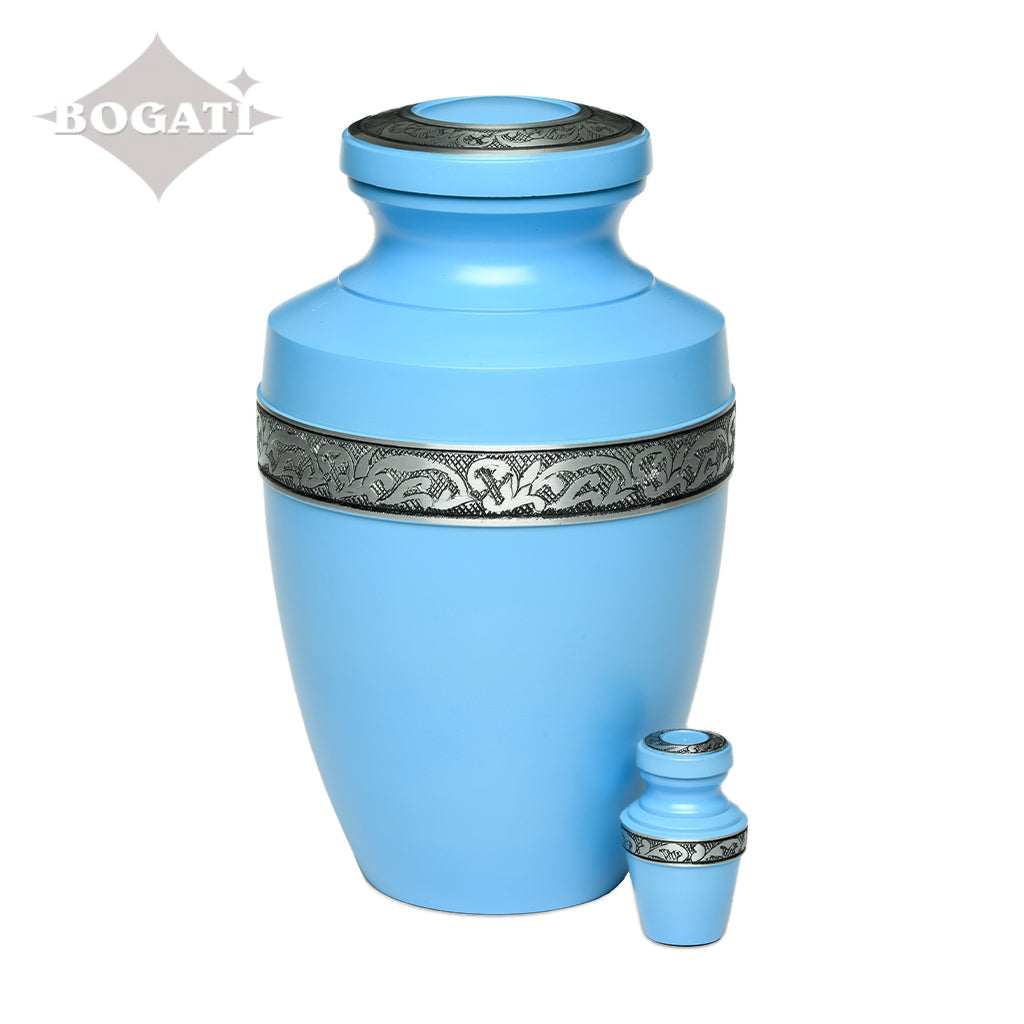 ADULT - Alloy Urn -3076- Grecian with Flowing Vine