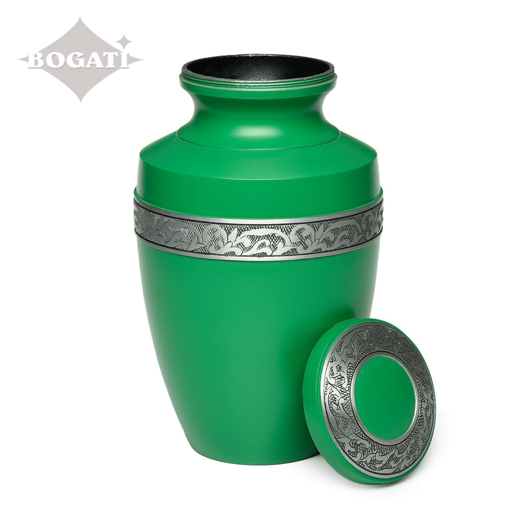 ADULT - Alloy Urn -3076- Grecian with Flowing Vine