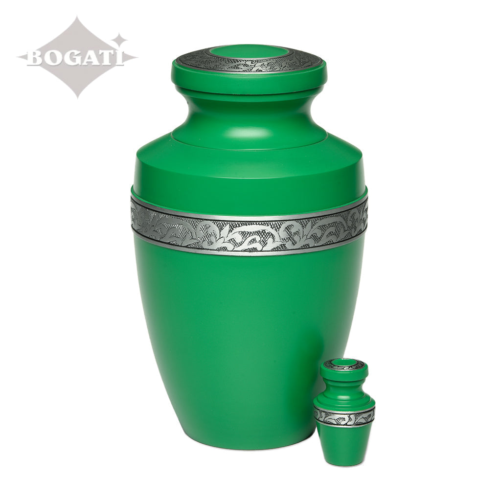 ADULT - Alloy Urn -3076- Grecian with Flowing Vine