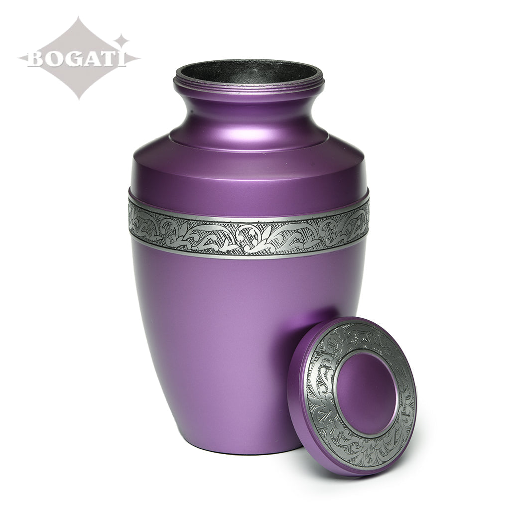 ADULT - Alloy Urn -3076- Grecian with Flowing Vine