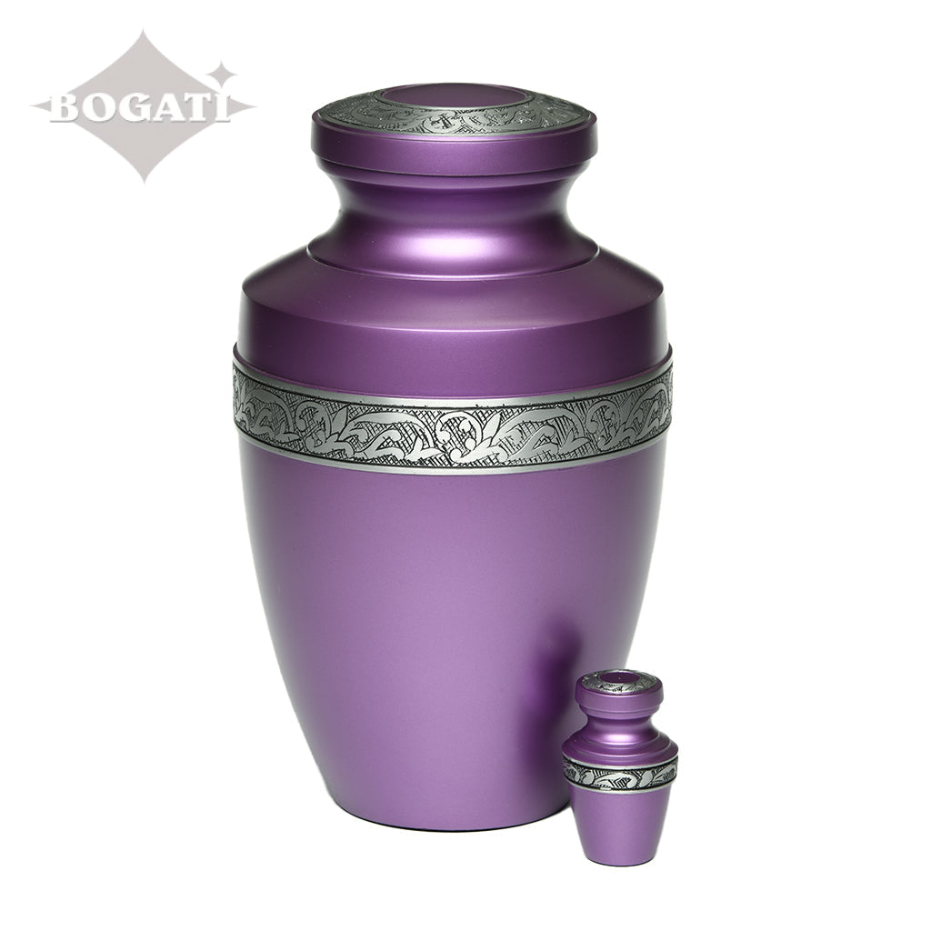 ADULT - Alloy Urn -3076- Grecian with Flowing Vine
