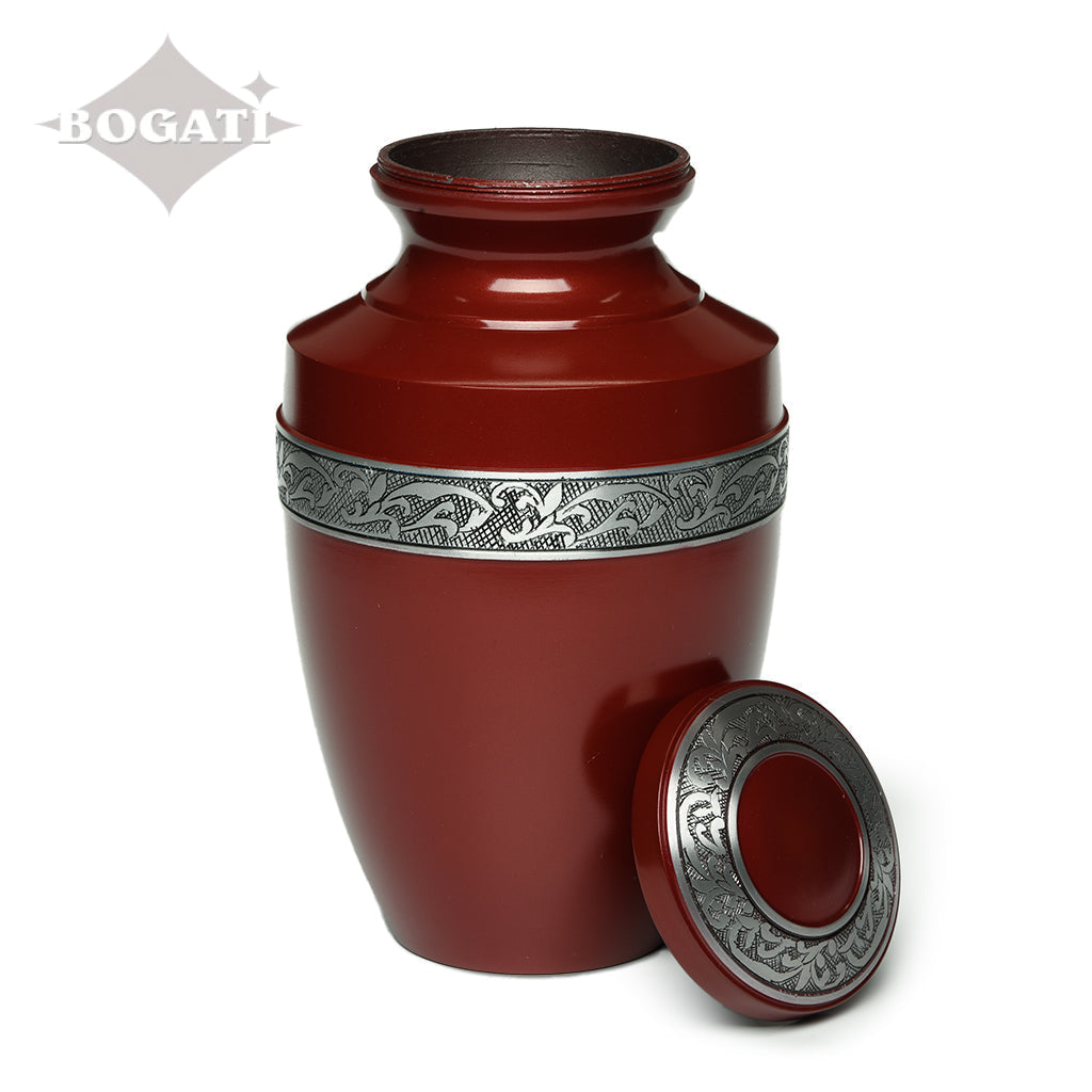 ADULT - Alloy Urn -3076- Grecian with Flowing Vine