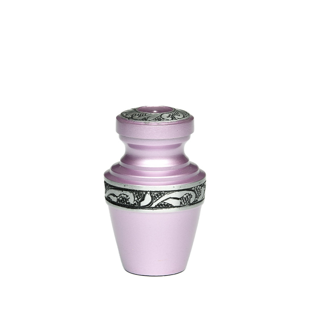 KEEPSAKE - Alloy Urn -3076- Grecian with Flowing Vine Lilac