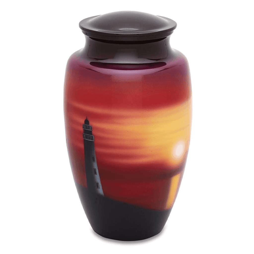 ADULT Alloy - 7504- Hand Painted Lighthouse