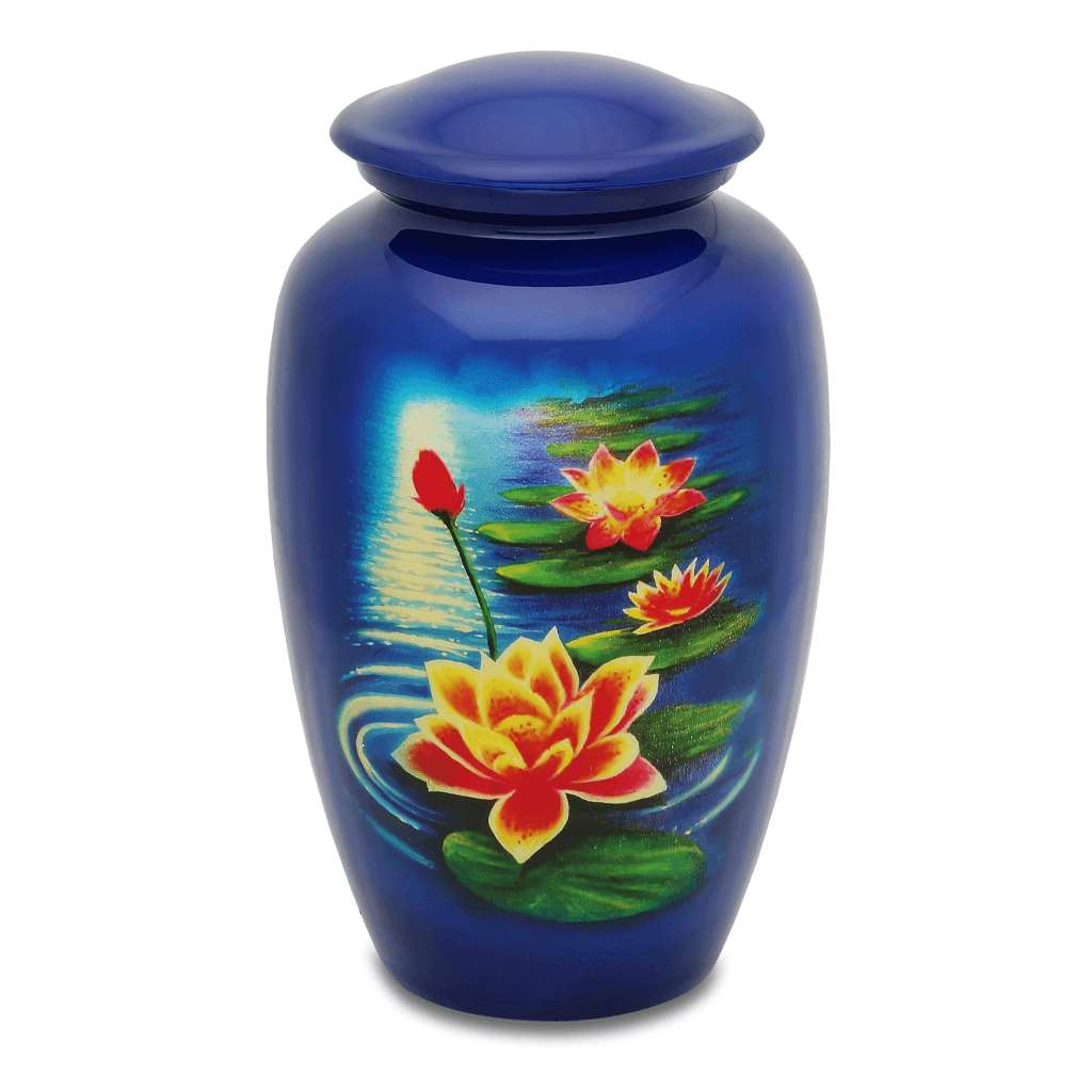 ADULT- Hand Painted Lotus -7557
