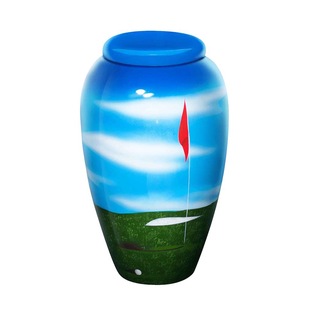 ADULT Alloy - 7742-Hand-Painted Golf Hole