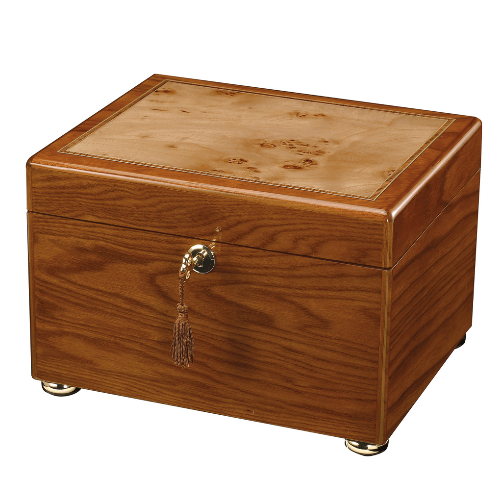 TC Howard Miller - Chest Urn - Reflections Series Reflections II Oak