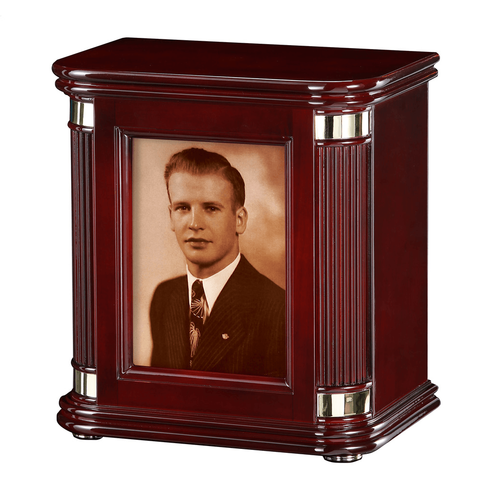 TC - Howard Miller Photo Frame Urn - Honor Series Honor I Rosewood