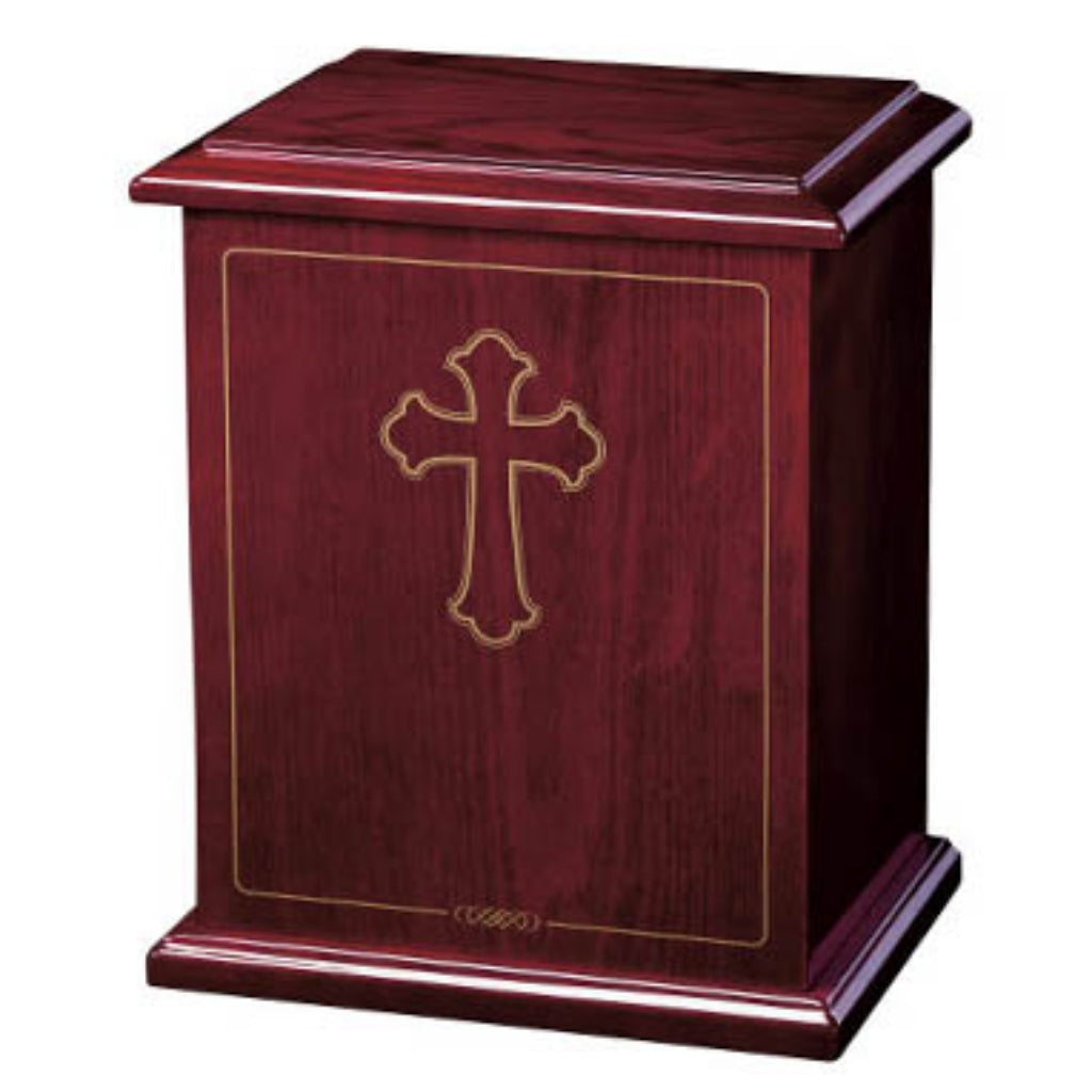TC Howard Miller Wooden Urn - Hope Series Hope II Rosewood