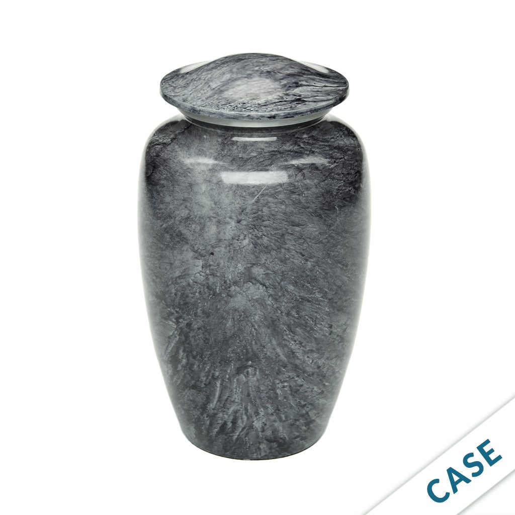 ADULT Classic Alloy Urn -9009- Black Stone - Case of 4