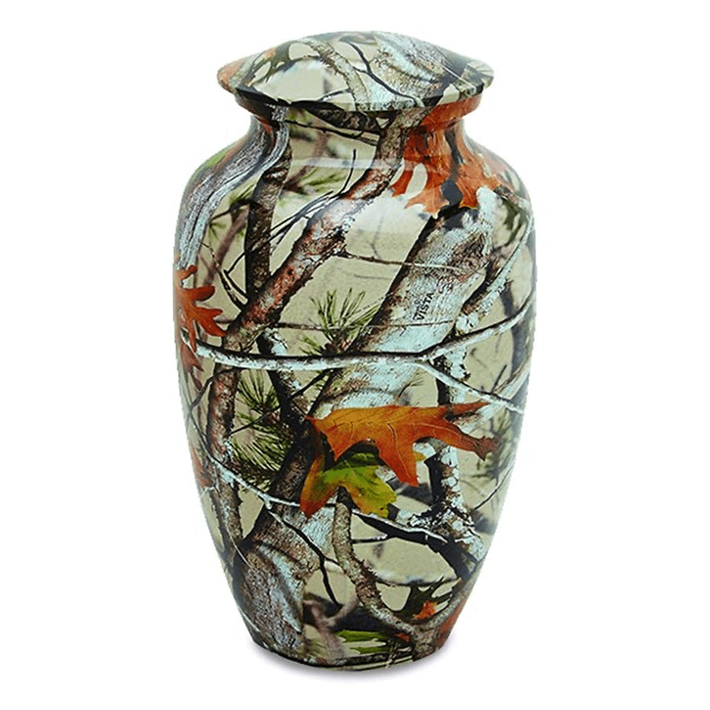 ADULT Alloy urn - Hydro-painted Camo design Camouflage