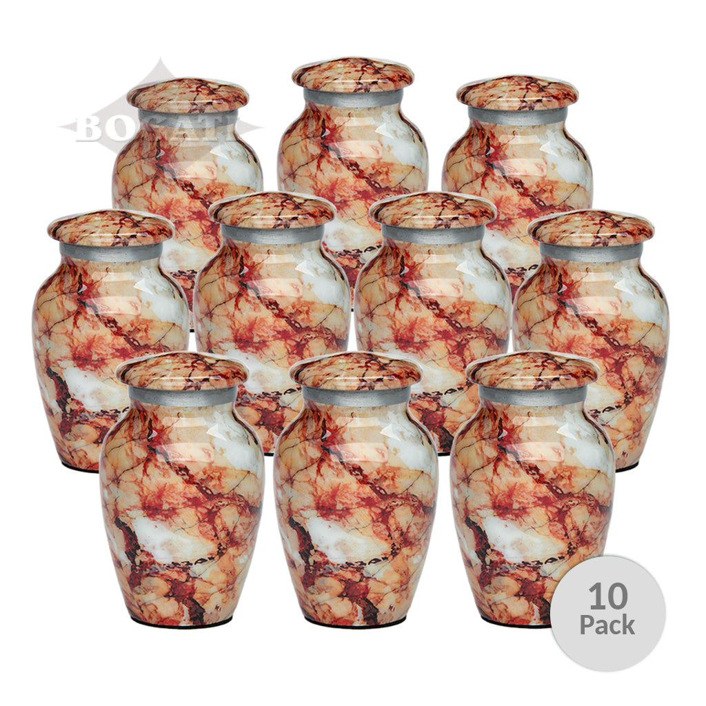 CLEARANCE - KEEPSAKE Classic Alloy Urn -9005- Desert Swirl - Pack of 10