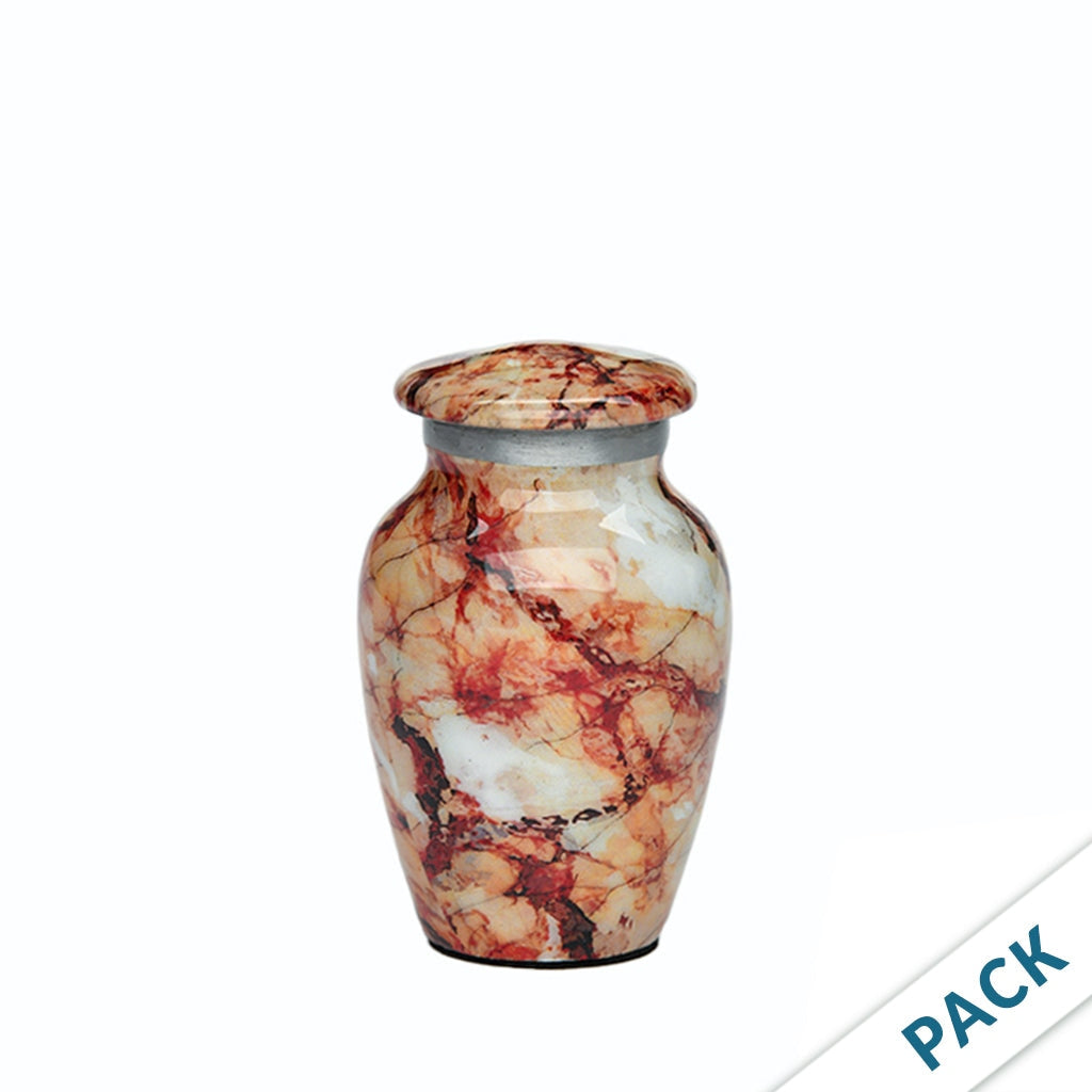CLEARANCE - KEEPSAKE Classic Alloy Urn -9005- Desert Swirl - Pack of 10