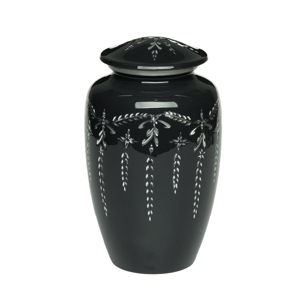 Adult Diamond Cut Alloy Urn | Bogati Urn Company