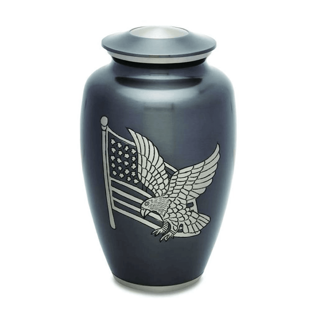 ADULT - 9966- Brass Urn - American Pride
