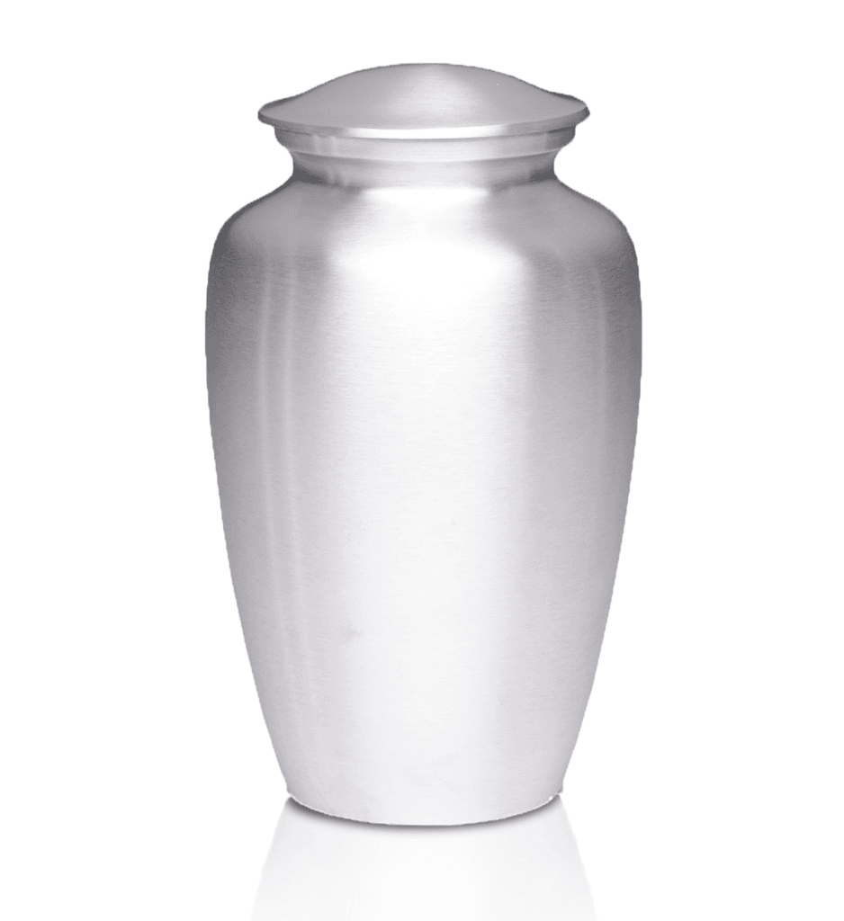 IMPERFECT SELECTION - ADULT – Classic Alloy Urn AU-CLB - Brushed Silver Look