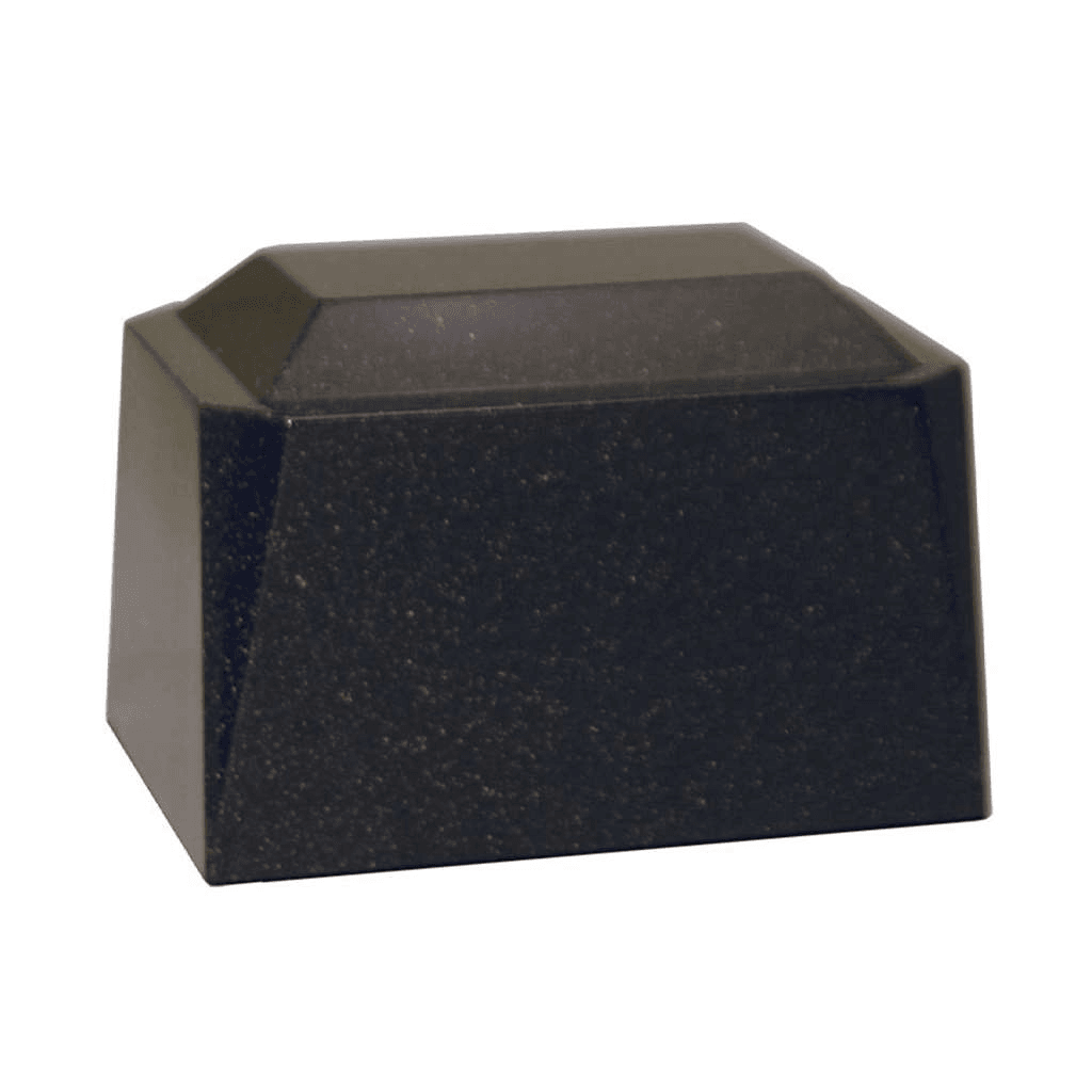 ADULT Cultured Granite Urn - ALTA Black