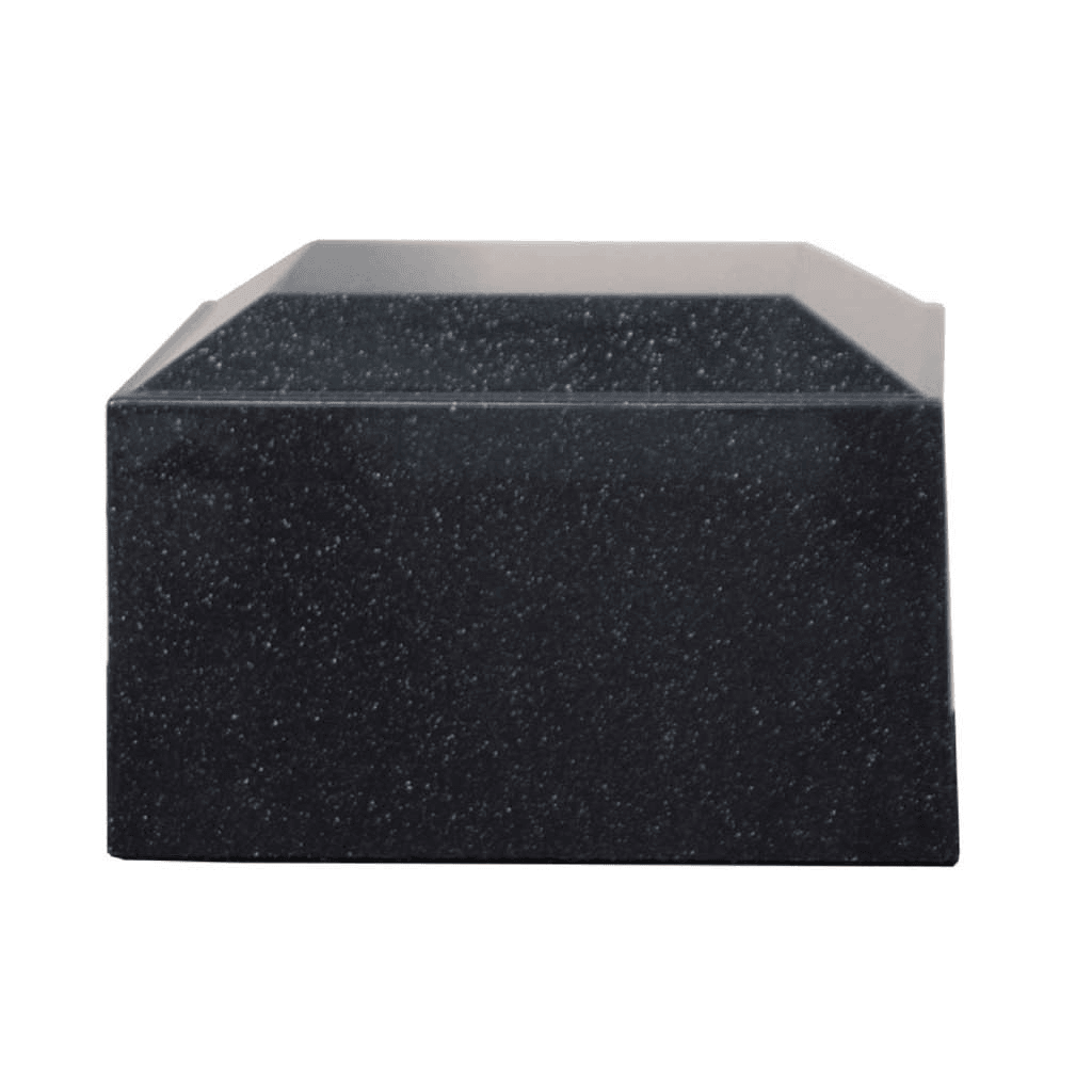 ADULT Cultured Granite Urn - AZTEC Black