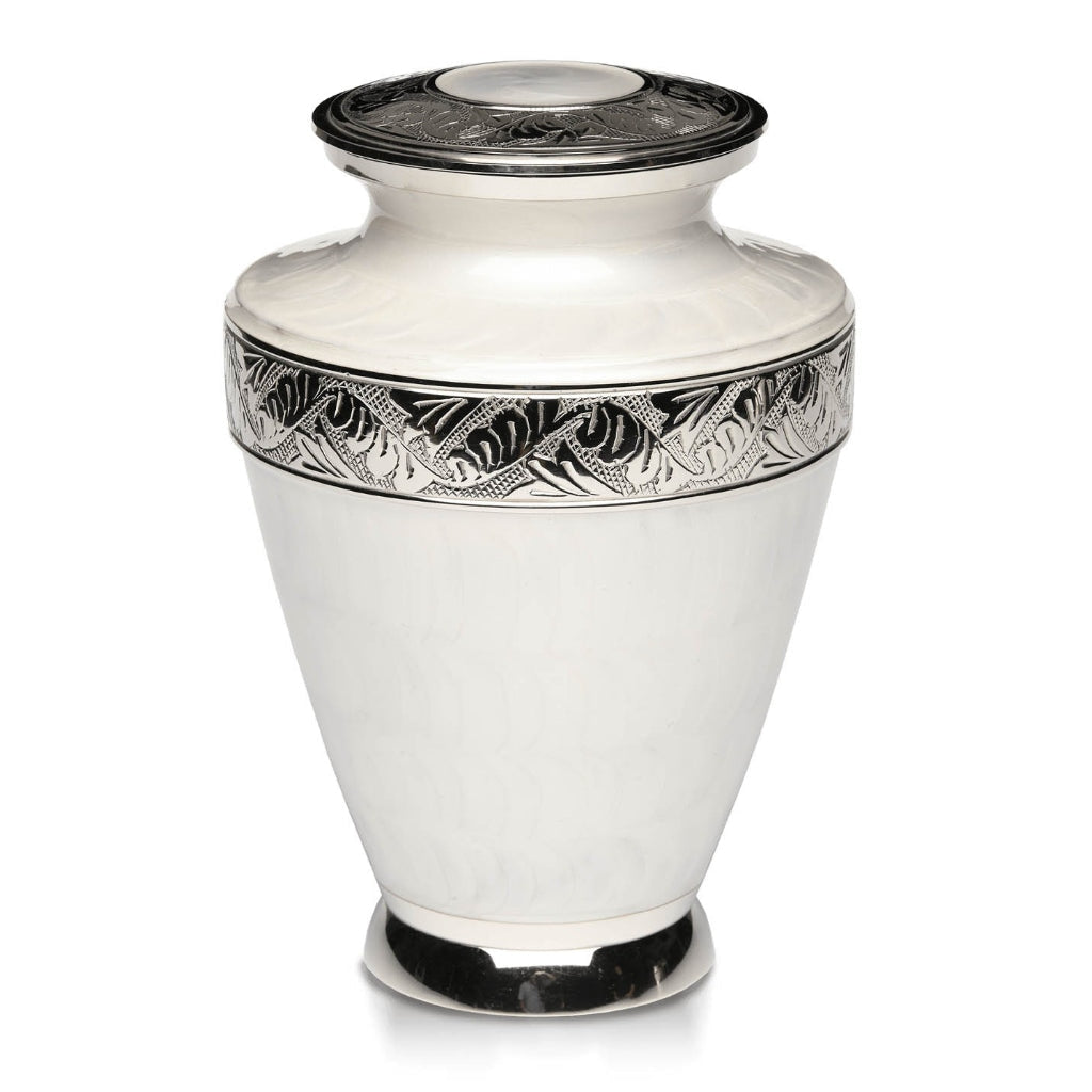 Adult Nickel Plated Brass Urn | Bogati Urn Company