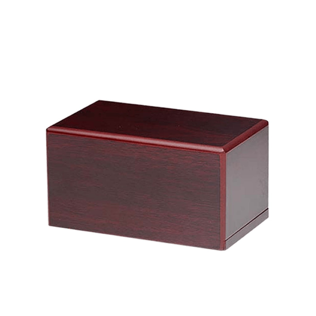 SMALL MDF Simplicity Urn -B038- Dark Cherry finish - Case of 24
