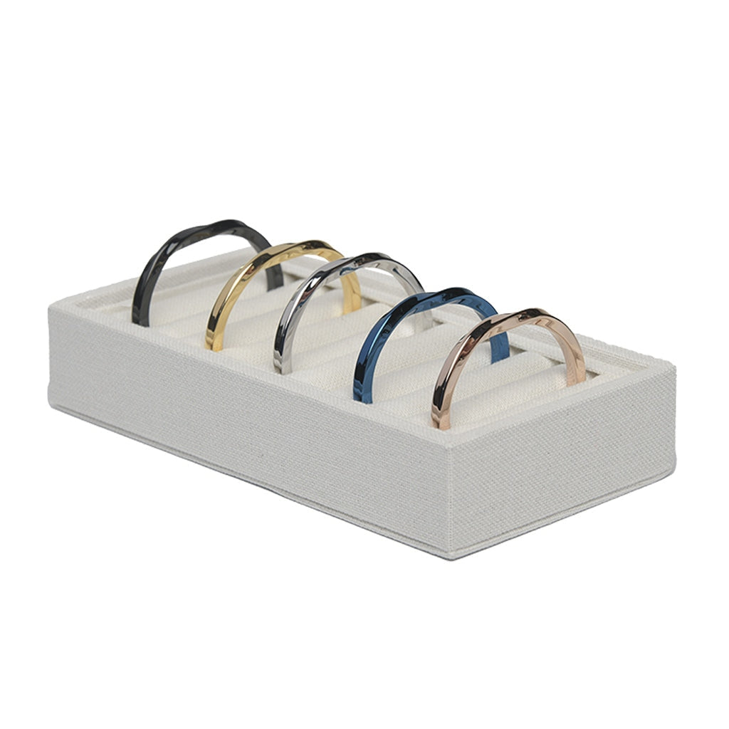 J-BANGLE-03 - Set of 5 Twist Bangle Bracelets