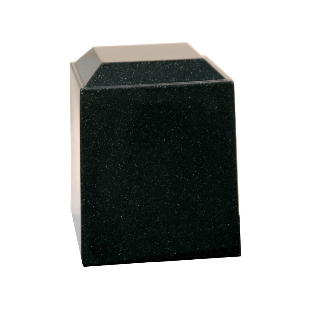 ADULT Cultured Granite Urn - ELECTRA Black