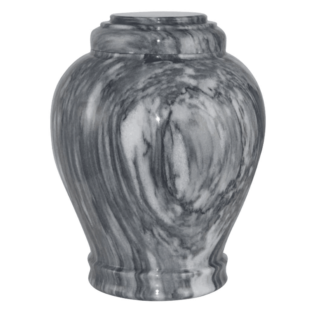 ADULT - Embrace Cashmere Gray Natural Marble Urn
