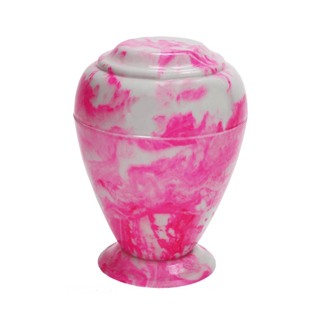 ADULT Georgian Vase Cultured Marble Urn Carnation