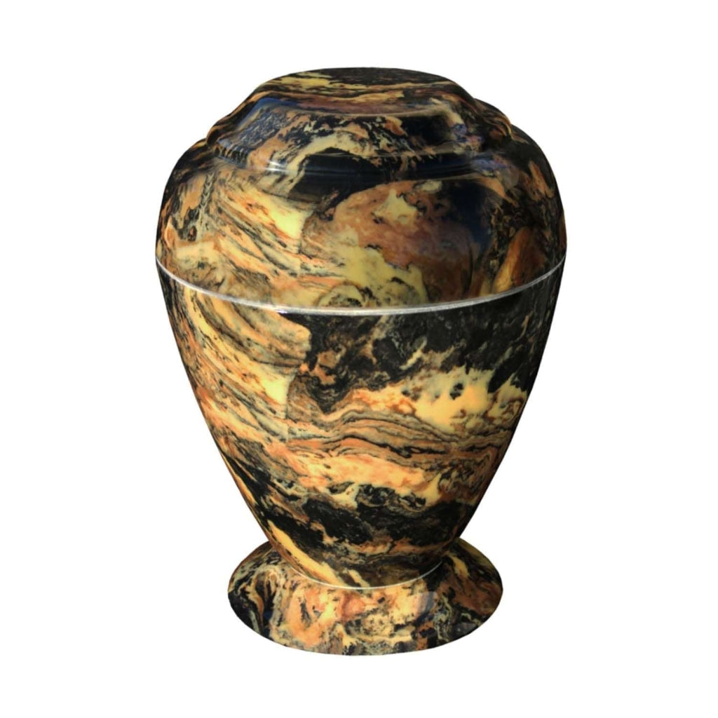 ADULT Georgian Vase Cultured Marble Urn Antique Gold