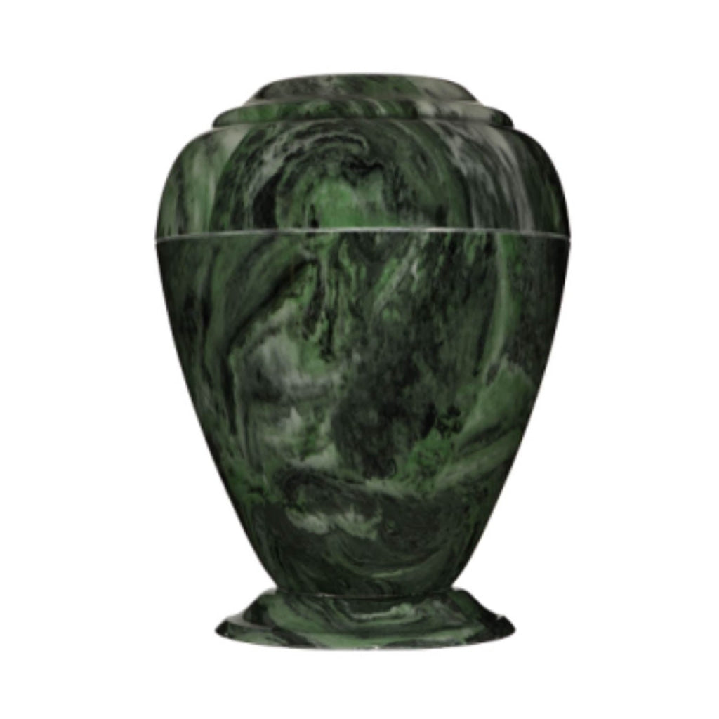 ADULT Georgian Vase Cultured Marble Urn Green Ascota