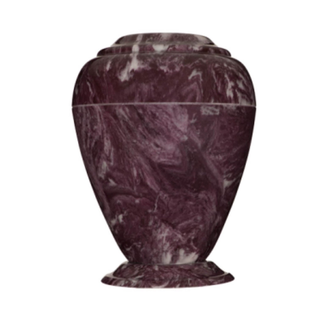 ADULT Georgian Vase Cultured Marble Urn Merlot