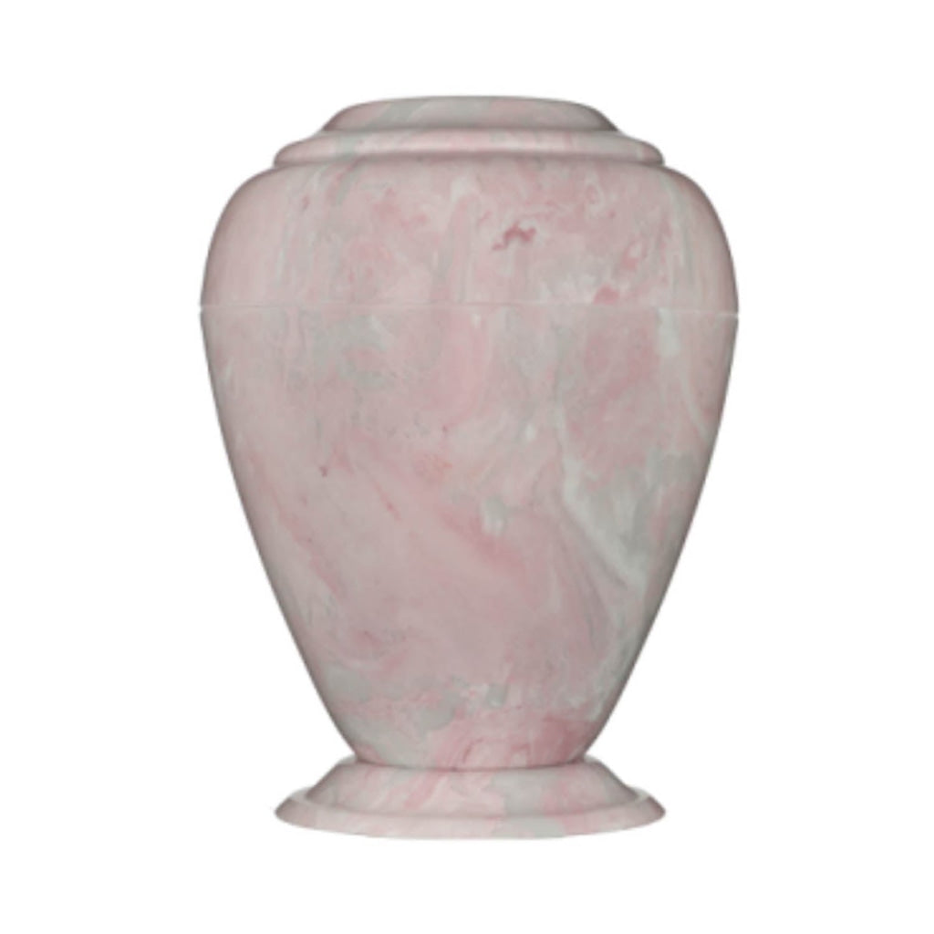 ADULT Georgian Vase Cultured Marble Urn Pink