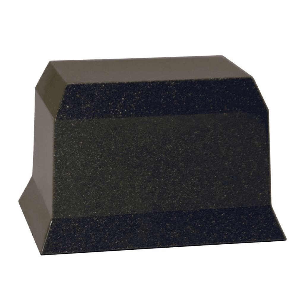 ADULT Cultured Granite Urn - HARVARD Black