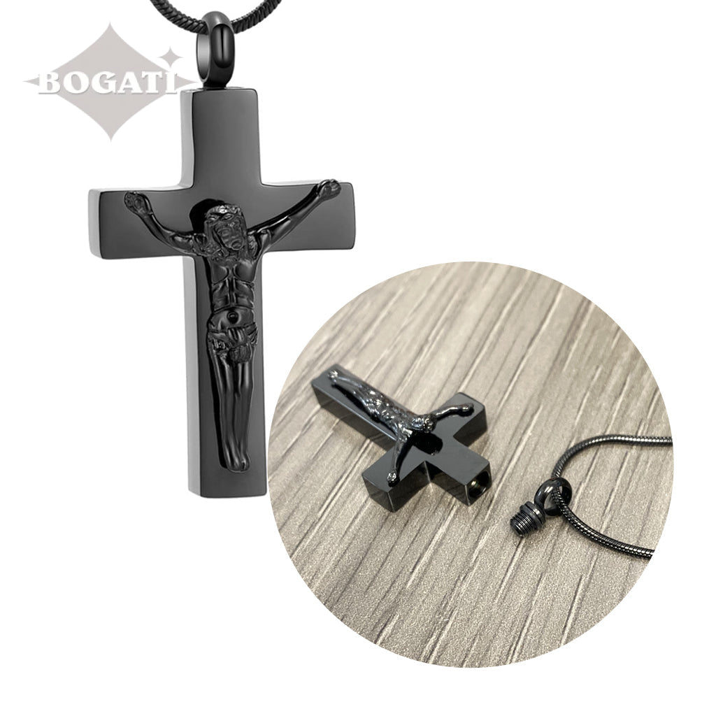 J-011 - Crucifix - Pendant with Chain