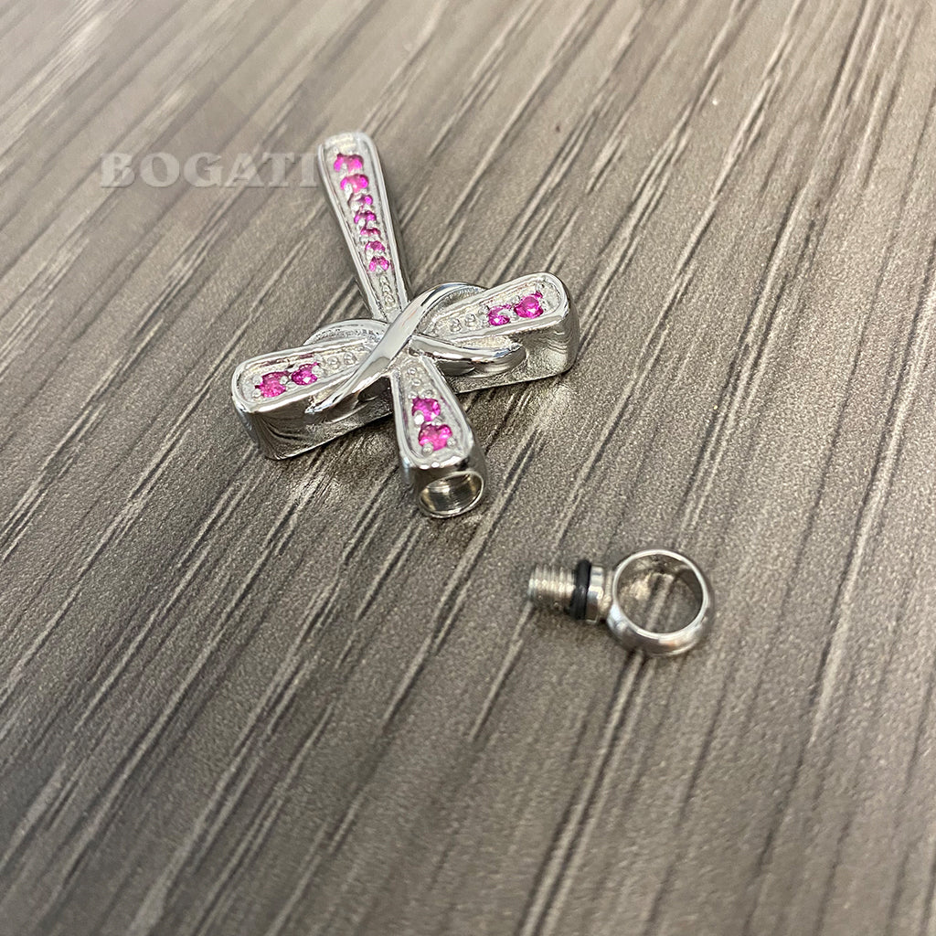 Infinity Cross with crystal stones | Bogati Urn Company