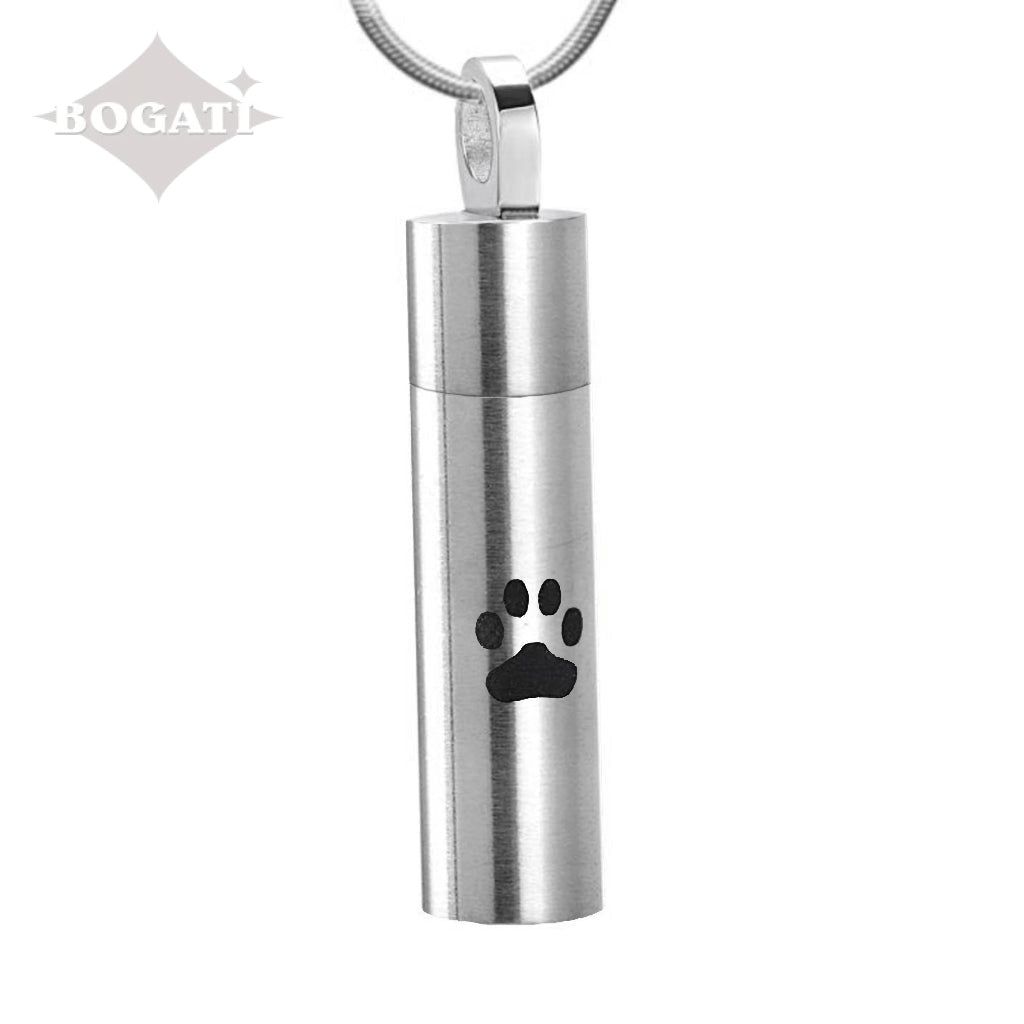 Jewelry Package: Paw Print Cylinders #1 Bogati Urn Company